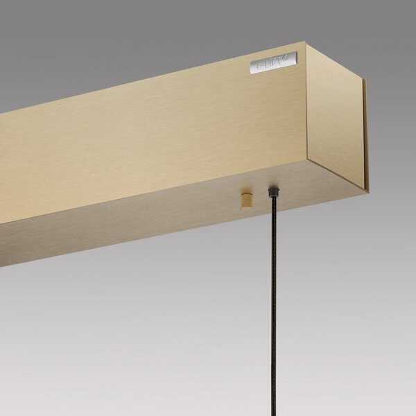 Lampada a sospensione PURE, PURE E-Motion, dimmerabile, Dorato / Ottone, Soggiorno, Metallo, Moderno
