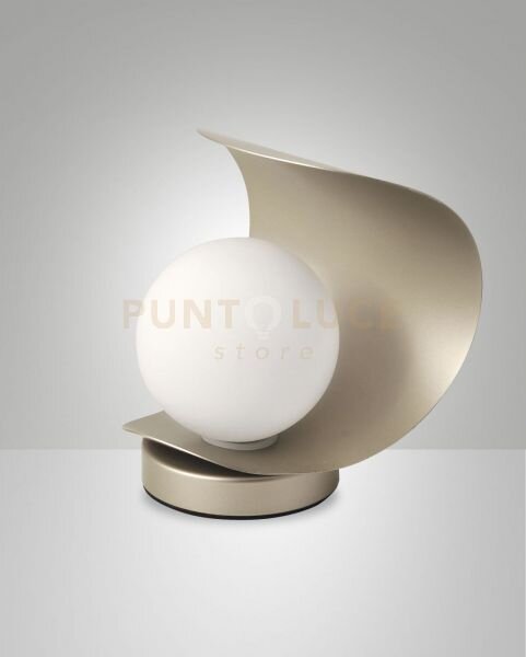 Adria da tavolo oro opaco 1 luce a led 3000k - 6w - 540 lm in meta