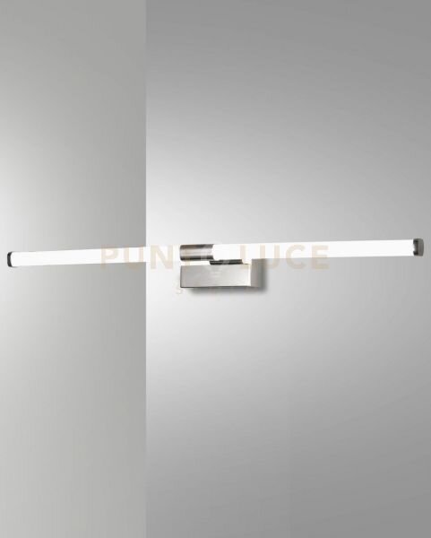 Ago applique cromo da specchio a led 3000k - 14w - 840 lm l.61,5cm 