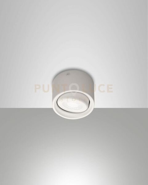Anzio luce spot bianca 3000k 630lm 6w in alluminio ip20