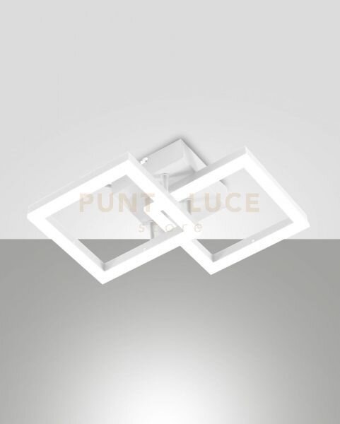 Bard applique bianca 2 luci a led 3000k - 21w - 2160 lm dimmerabile