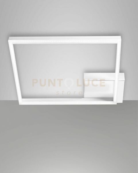 Bard plafoniera bianca a led 3000k - 39w - 3880 lm dimmerabile 45cm