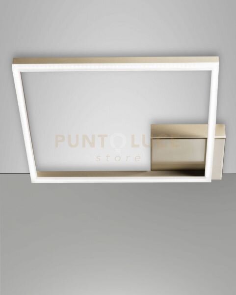 Bard plafoniera oro opaco a led 3000k - 39w - 3880 lm dimmerabile 