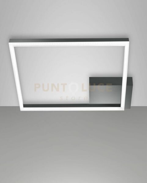Bard plafoniera antracite nw a led 4000k - 39w - 4050 lm dimmerabil