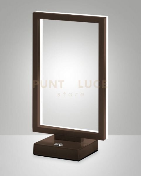 Bard lampada da tavolo corten a led 3000k - 15w - 1720 lm dimmerabi
