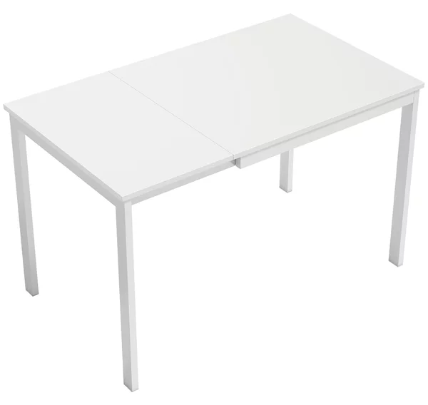 Tavolo da Pranzo Allungabile 80-120x70x74 cm Rettangolare Salvaspazio in MDF Bianco