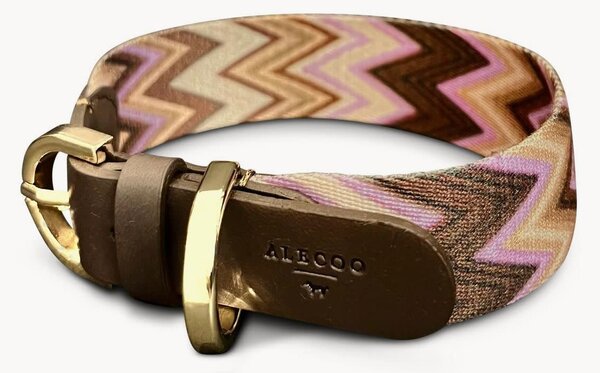 Collare per cani fatto a mano Chevron