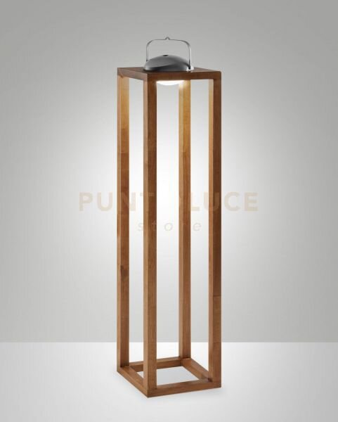 Blend lampada da tavolo ricaricabile noce 87,4cm dimmerabile