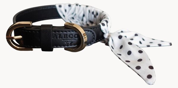 Collare per cani fatto a mano Twilly Polka Dots