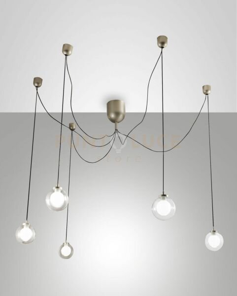 Blog led sospensione oro opaco 5 luci 3472-48-225