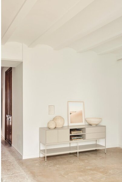 Mobile TV color crema 175x74x45 cm Platt – Teulat
