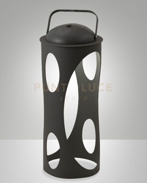 Caddy lampada da tavolo antracite ricaricabile a led 3w 3000k 320lm