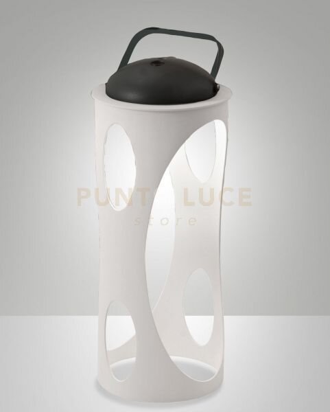 Caddy lampada da tavolo bianca ricaricabile a led 3w 3000k 320lm di