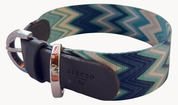 Collare per cani fatto a mano Chevron