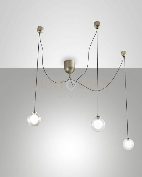 Blog led sospensione oro opaco 3 luci 3472-47-225