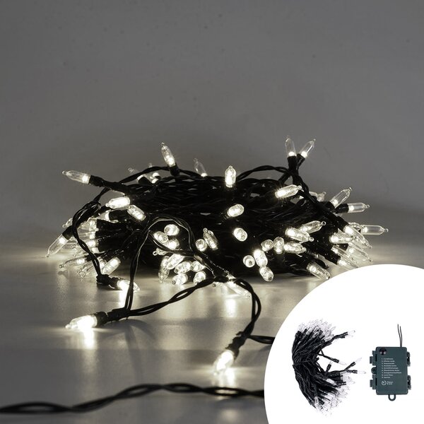 Cavo Di Prolunga 10 Metri Per Luci Fata E Catene Luminose – 2 Pin, IP44, Verde Scuro - 4