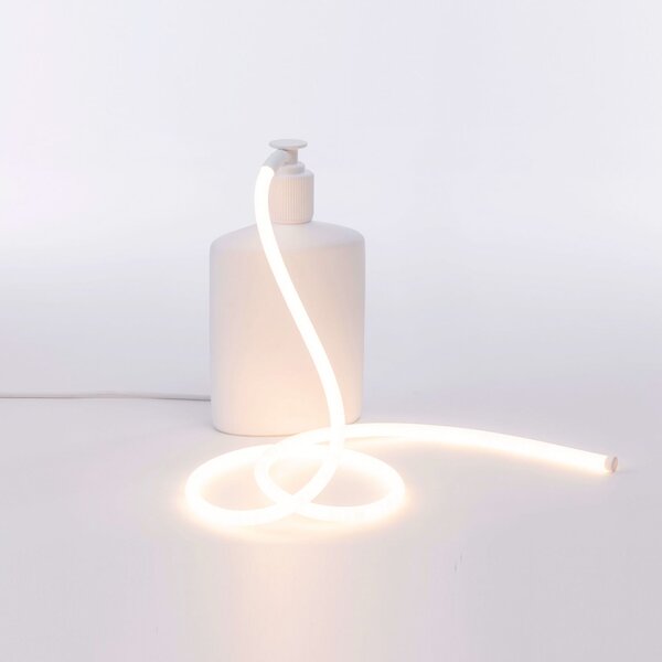 Lampade da tavolo SELETTI, Daily Glow, Bianco, Soggiorno, Plastica, Design