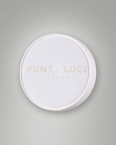 Hatton plafoniera bianca 1 luce attacco e27 d.25cm