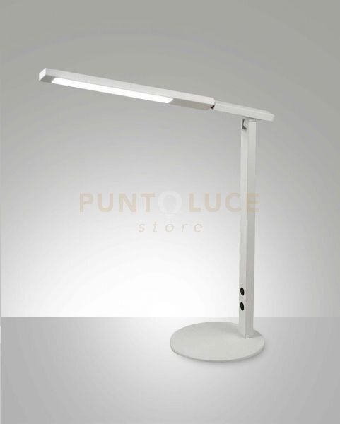 Ideal lampada da tavolo bianca a led orientabile cct 3000k - 4000k 