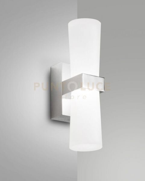 Iglesias applique cromo h.220 3000k - 8w - 720 lm in metallo e met