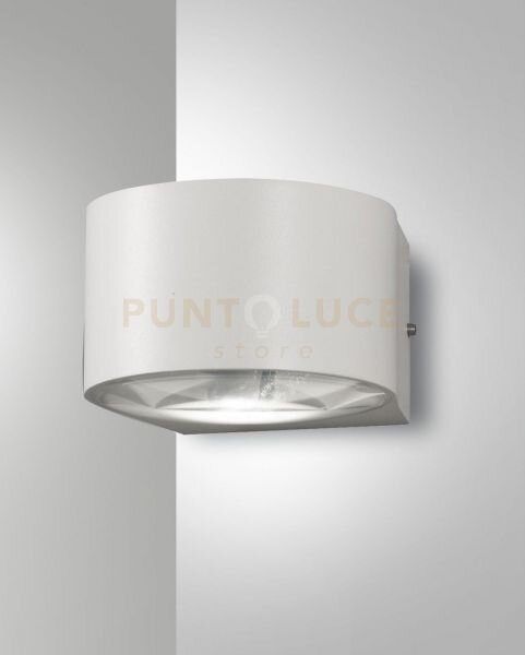 Lao applique bianco 2 luci per esterni 2 luci a led 12w 3000k 1080l