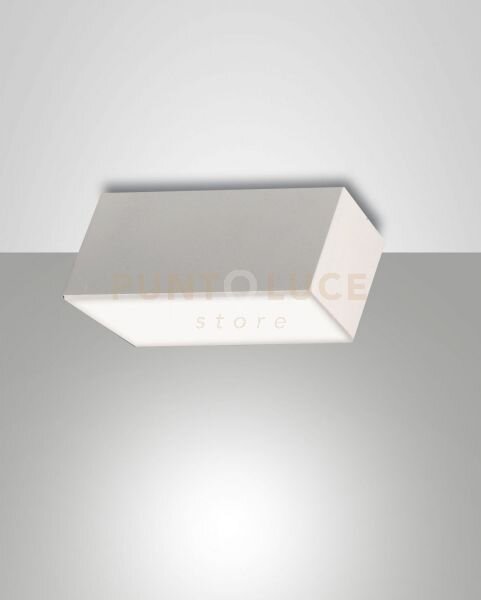 Lucas applique bianco parete/soffitto a led 12w 3000k 1040lm dimmer