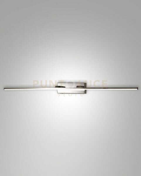 Nala applique cromo l.75cm a led 3000k - 15w - 1850 lm ip44
