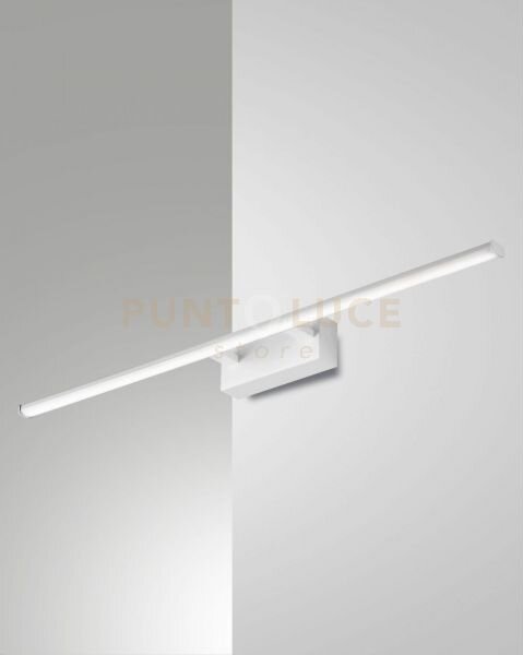 Nala applique bianco l.75cm a led 3000k - 15w - 1850 lm ip44