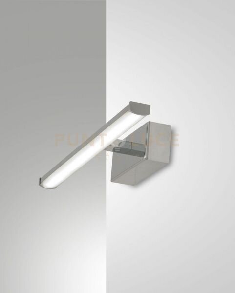 Nala applique cromo l. 30cm a led 3000k - 6w - 700 lm ip44