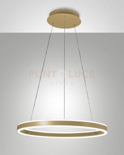 Palau lampadario a sospensione oro opaco d. 60cm a led 3000k - 60w 