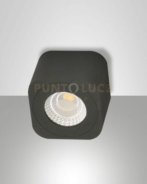 Palmi luce spot antracite a led 6w 3000k 630lm in alluminio ip20