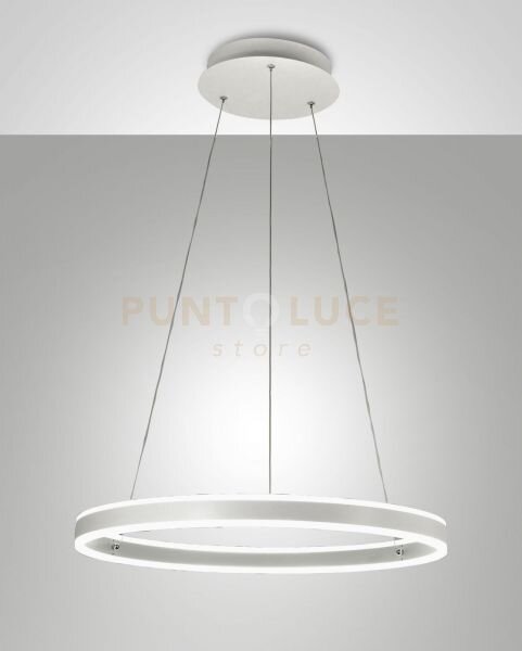 Palau lampadario a sospensione bianca d. 60cm a led 3000k - 60w - 6