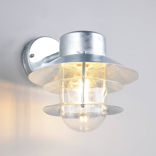 Trio Lighting Applique da esterni Ruvuuma, dimmerabile, Alluminio / Grigio / Zincato, Metallo, Applique da esterni