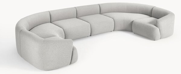 Divano XL componibile in bouclé Sofia