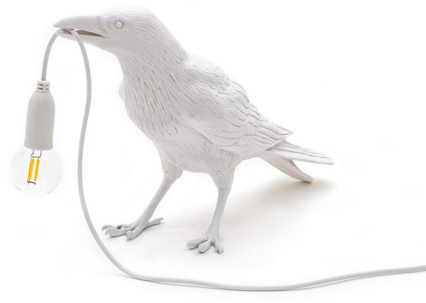 Lampade da esterno SELETTI, Bird Lamp, Bianco, Terrazza, Plastica, Design