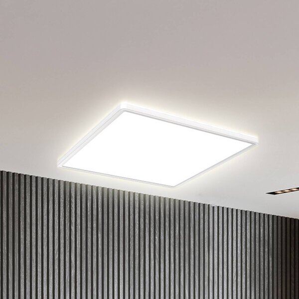 B.K. Licht Pannello LED Eki, 42 x cm, bianco, dimmerabile, retroilluminazione, 4.000K dimmerabile, Bianco / Opale, Studio / Ufficio, Plastica, Pannello LED