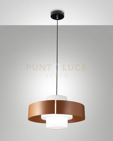 Loto lampadario a sospensione mattone 1 luce attacco e27 in metall