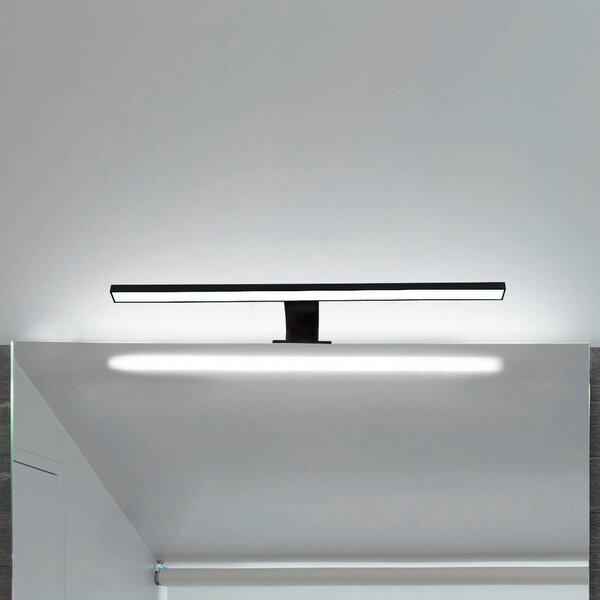 B.K. Licht Applique da parete Bill, Nero, Bagno, Metallo, Moderno, Applique
