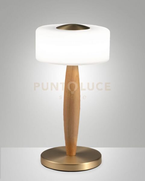 Elea lampada da tavolo ottone satinato dimmerabile a led 3000k - 8