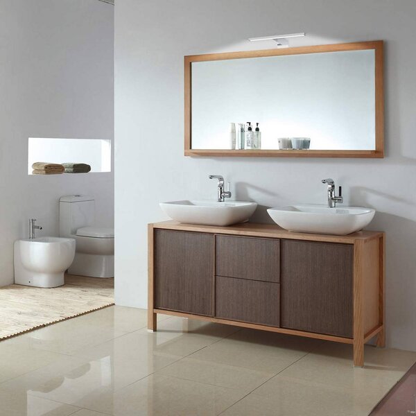 B.K. Licht Applique da parete Mira, Cromo / Argento, Bagno, Metallo, Applique