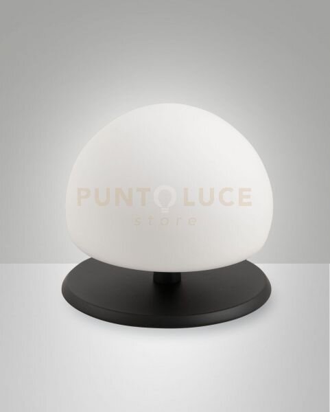 Morgana lampada da tavolo attacco g9lampadina inclusa colore nera d