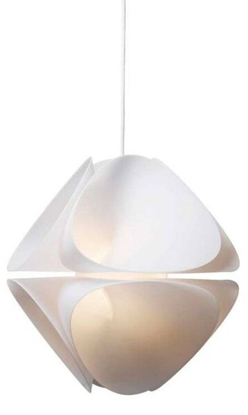 FRANDSEN Lampada a sospensione Nova, dimmerabile, Bianco / Opale, Soggiorno / Sala da pranzo, Plastica, Moderno, Lampada a sospensione