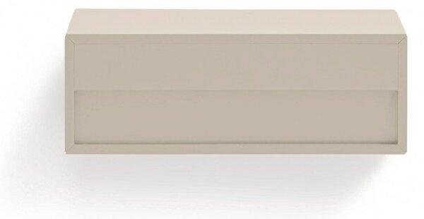 Comodino color crema da parete Platt – Teulat