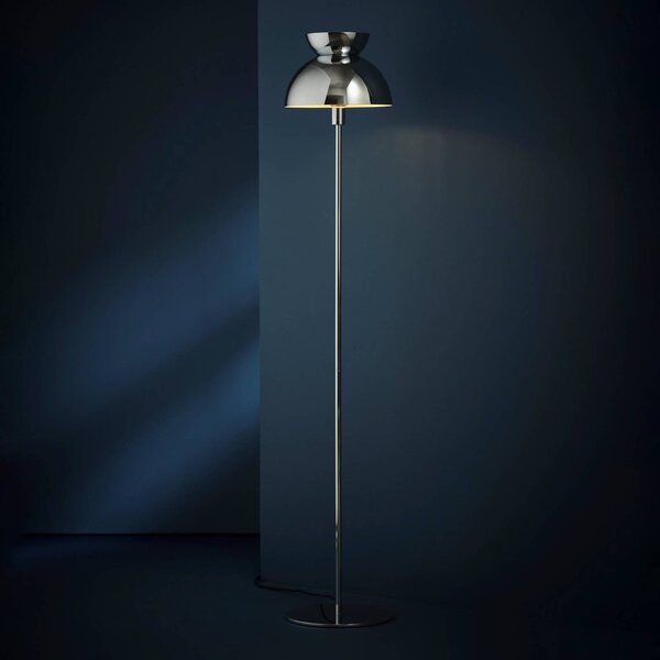 FRANDSEN Lampada da terra Butterfly, Cromo / Argento, Soggiorno / Sala da pranzo, Metallo, Design, Lampada da terra