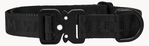 Collare per cani in jacquard Nero