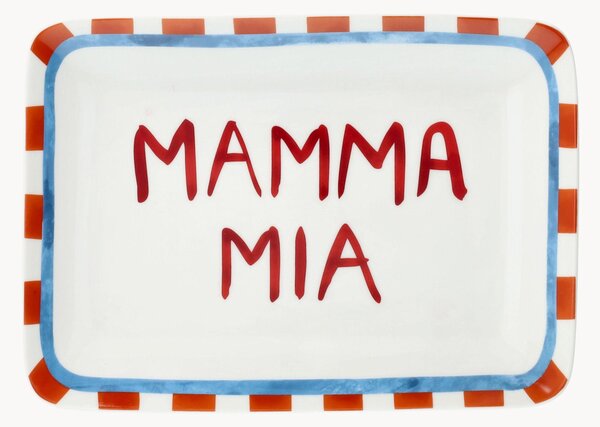 Piatto da portata Mamma Mia New Milk & C Viva L'Italia