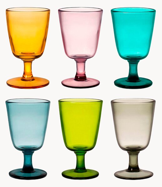 Set di 6 bicchieri Saturno