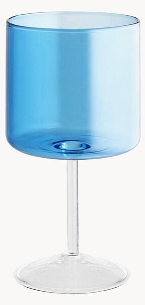 Set di 2 bicchieri da vino in vetro borosilicato Daylight Blue