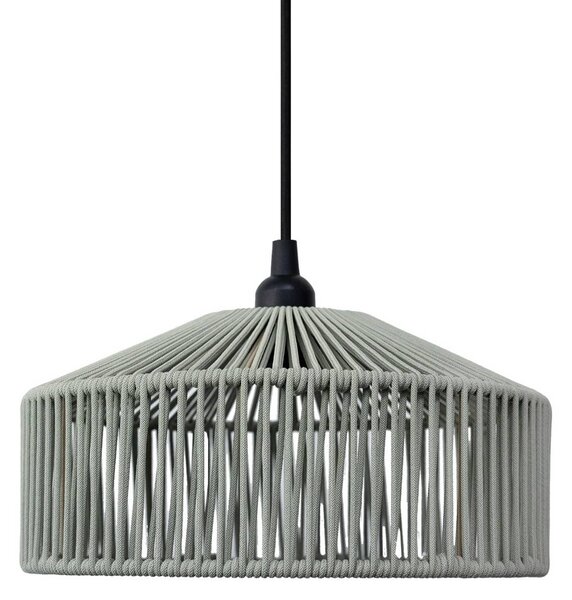 Newgarden Lampada a sospensione Calabardina, verde, cavo, Ø30cm, IP44 Calarbardina, dimmerabile, Verde, Tessuto / Stoffa / Seta, Scandinavo