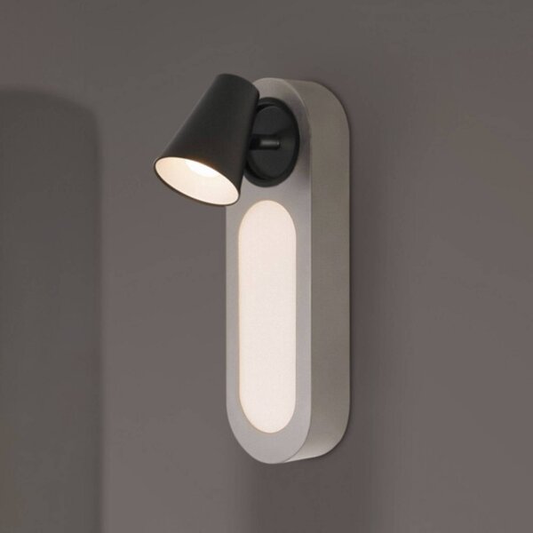 OSRAM Applique da parete a LED NEPTUNE, Bianco / Opale, Soggiorno / Sala da pranzo, Metallo, Moderno, Applique a LED